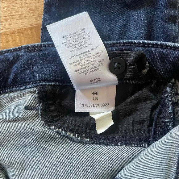 Polo by Ralph Lauren Skinny Jeans, Size 4 / 110cm - Picture 3 of 6